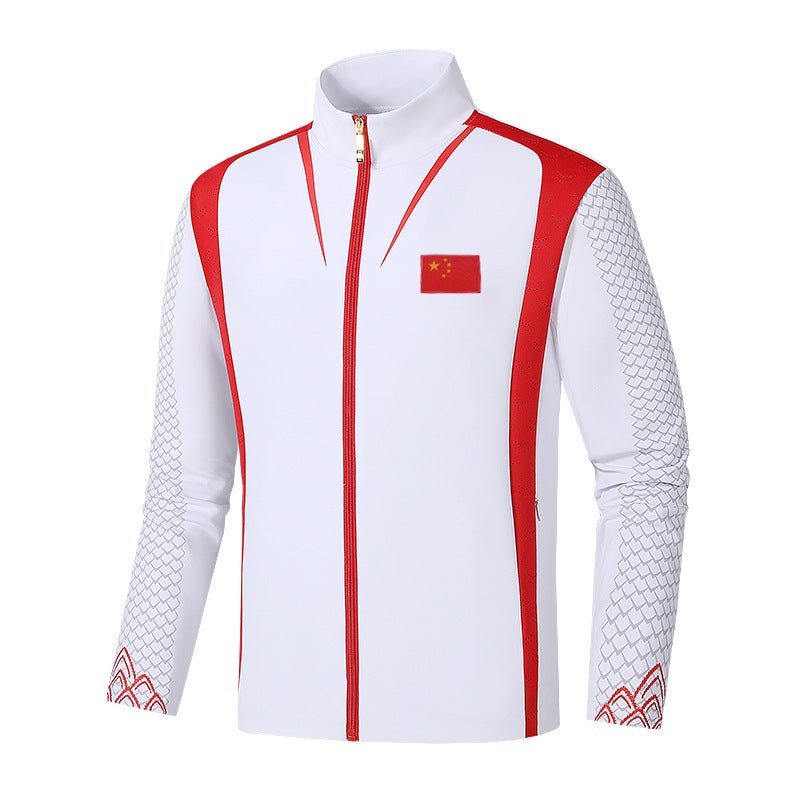 Chinese Team Award-Winning Clothing Sports Coat Men'S And Women'S Training Group School Uniform For Middle School Students Plus Size Sports Single Clothes - Image 2